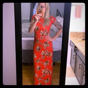 Floral maxi dress